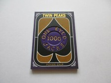 2019 Twin Peaks Archives Intact Poker Chip Relic Prop Card PC1 One Eyed Jacks