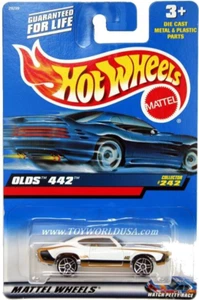 2000 Hot Wheels #242 Olds 442 0910 crd - Picture 1 of 1