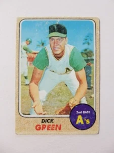 DICK GREEN 1968 TOPPS BASEBALL #303 OAKLAND ATHLETICS - Picture 1 of 2