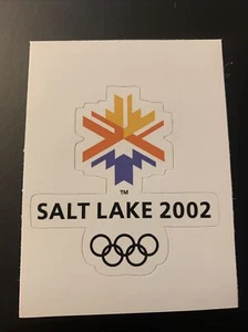 2002 Olympische Winterspiele Salt Lake City Aufkleber 2,8 Zoll x 2,9 Zoll - Bild 1 von 1