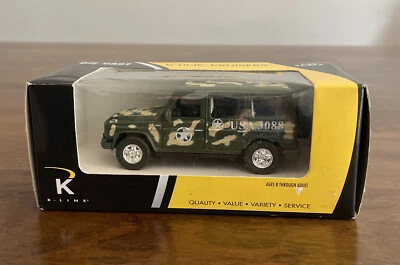 RARE KLine Kruisers 1/43 Scale Die Cast - US Army Mercedes Jeep Toy Car NEW - Image 1 of 4