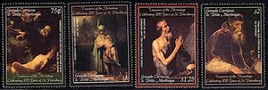 GRENADA-GRENADINES 2003 HERMITAGE PAINTINGS SC#2507-10 MNH JUDAICA, BIBLE - Picture 1 of 1