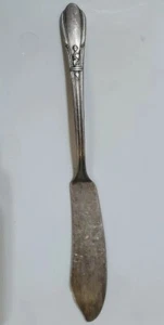 Oneida Simeon L & George H. Rogers Co. Silver Plate Streubutter Messer Vintage - Bild 1 von 3