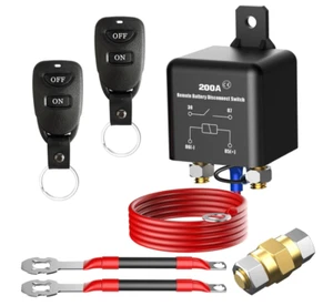Side Post Remote Battery Disconnect Switch 12v 200A side post remote switch - Picture 1 of 12