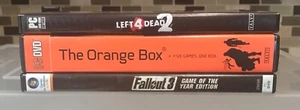 PC DVD Game Lot Left 4 Dead 2, The Orange Box (Half-Life), Fallout 3 - Picture 1 of 14