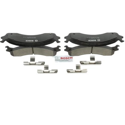 Juego de pastillas de freno de disco delanteras Bosch BC655 para 95-07 Ford E-350 E-450 E-250 F-250 Foto 1 de 4