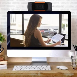 High Definition Camera 720P USB 2.0 Webcam PC Digital Camera For Laptop Desk Fit - Afbeelding 1 van 15