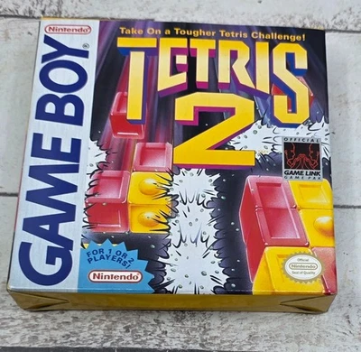 Tetris 2 (Nintendo Game Boy) Complete CIB Manual & Inserts - Tested - Image 1 of 4