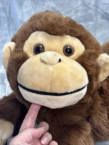A & A Plush vintage lay down monkey/baby Gorilla Large 23 Inches  - Picture 1 of 11