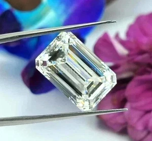 Certified 3.00 Ct Lab Grown CVD Diamond D Color VVS1 Emerald Cut Loose 29S - Picture 1 of 8