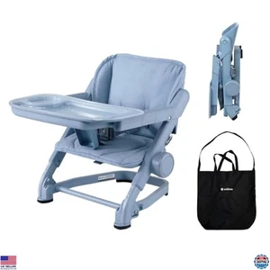 Silla alta de viaje compacta Feed Me 3 en 1 y asiento elevador para bebés y niños pequeños - Imagen 1 de 7