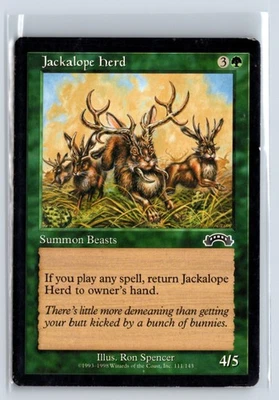 Jackalope Herd Exodus Common – MTG Magic the Gathering Card - Image 1 of 4