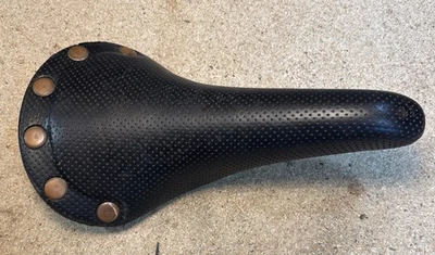 Sillín vintage Regal Girardi Seat perforado años 80 Selle San Marco Eroica 1987 Foto 1 de 4