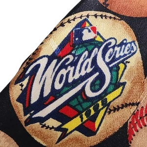 Vtg 1998 World Series American League Baseball Champs All Over Print Silk Tie - Picture 1 of 10