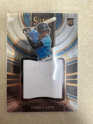 Yiddi Cappe 2023 Panini Select - Rookie Jumbo Swatch #PJS-YC Silver Prizm - Image 1 of 2
