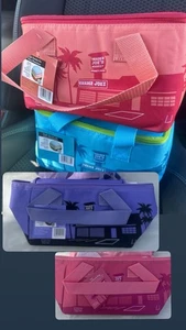 Mini bolsas aislantes Trader Joe's melocotón, azul, rosa y púrpura - Imagen 1 de 5