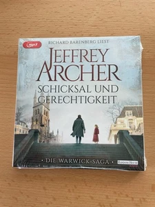 JEFFREY ARCHER - SCHICKSAL UND GERECHTIGKE - HÖRBUCH - MP3 - NEU - OVP - Bild 1 von 1