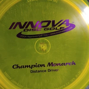 Innova Disc Golf Pfn Champion Monarch Distance Driver Rare Patent # Rancho OOP - Picture 1 of 6