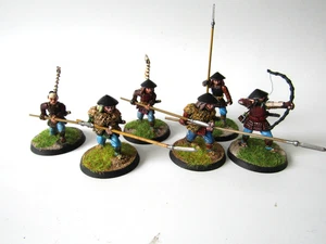 A2 SAMURAI  - WELL PAINTED METAL MODELS X 6 40MM - Picture 1 of 4
