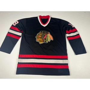 Camiseta de hockey vintage Toews 19 Chicago Blackhawks roja blanca negra para hombre talla L - Imagen 1 de 16