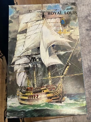 Винтажный Heller Royal Louis корабль лодка модель набор 910/892 трудно найти - Изображение 1 из 4