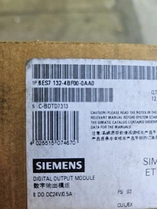 Neu Siemens 6ES7132-4BF00-0AA0 6ES71324BF000AA0 Elektronikmodul für ET200S - Bild 1 von 3