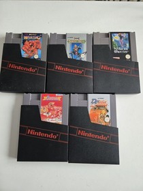Nintendo NES Konvolut 5 Spiele Wrestling Castlevania Isolated Warrior PAL B