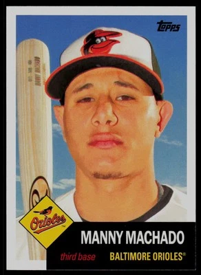 2016 Topps Archives #30 Manny Machado Baltimore Orioles - Image 1 of 2