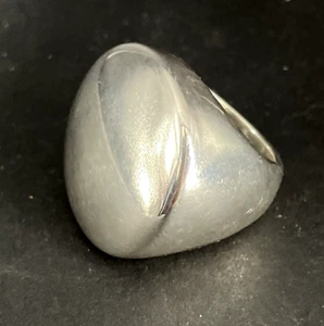Sterling Silver Large Dome Chunky Electroform Statement Ring - Picture 1 of 7