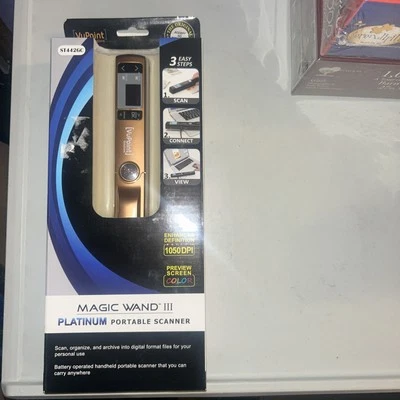 NIP VuPoint Solutions ST442GC Magic Wand III Platinum Portable Scanner 1050 DPI - Image 1 of 4
