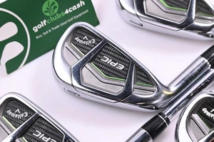 Left Hand Callaway Epic Irons / 5-PW / X-Flex Project X LZ 105 Shafts - Picture 1 of 7