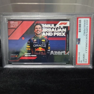 2023 Topps Now F1 Sergio Perez The King of the Streets #010 only 1014 PR  - Image 1 of 2