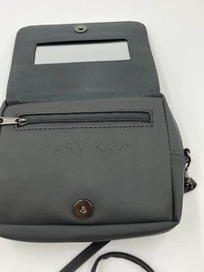 Mary Kay Very Hip Duo Cross Body/Evening Make up Bag with Mirror 5x4” Navy Blue - Picture 1 of 7