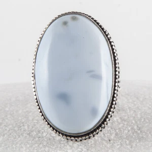 Bellissimo, grande anello in argento, opale Owyhee dell'Oregon, misura: 59 - Foto 1 di 4