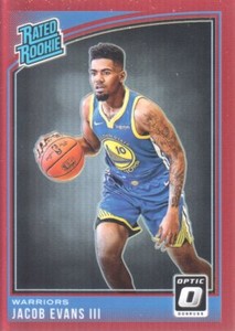 2018-19 Donruss Optic Basketball Red #178 Jacob Evans III RR /99