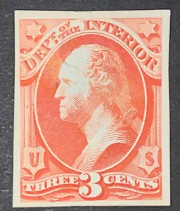 Travelstamps: US Stamps Scott #O17p4 Department of Int. Official Proof NGAI - Picture 1 of 5
