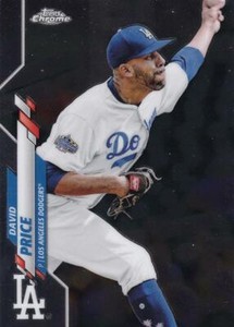 2020 Topps Chrome Update #U-2 David Price  Los Angeles Dodgers