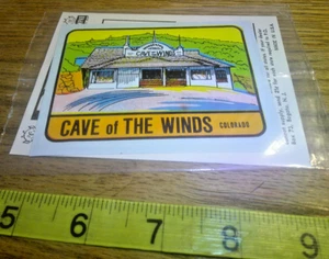 Original Vintage Impko water decal Cave of the Winds Colorado original packaging - Picture 1 of 1