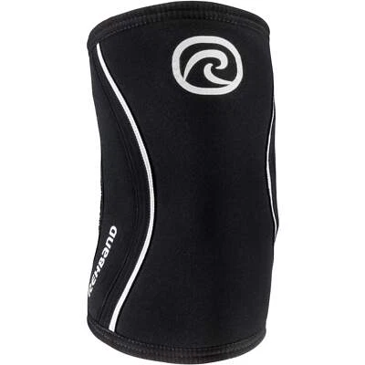 Rehband RX 5mm Elbow Sleeve Support Black Gym Compression - Image 1 of 3