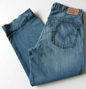 Pantalones de mezclilla para hombre niños Levis 550 de ajuste relajado W32 L26 azul Levi Strauss talla 32S - Imagen 1 de 11