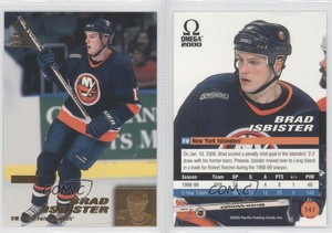 1999-00 Pacific Omega Gold Missing Serial Number Brad Isbister #141