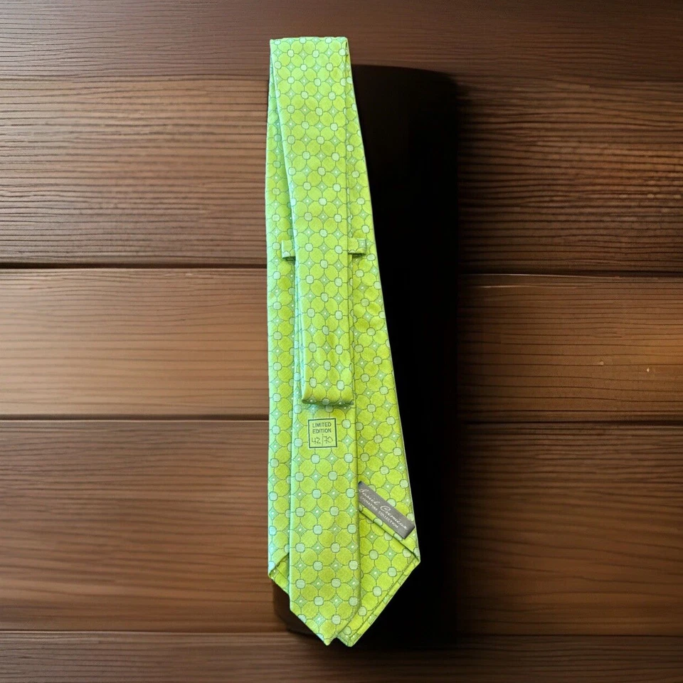 CORBATA COLECCIÓN FIRMA DANIEL CREMIEUX EDICIÓN LIMITADA 42/70 100% SEDA VERDE Foto 1 de 4