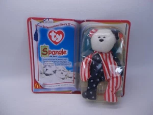 McDonalds Spangle the Bear 2000 in Package Ty Teenie Beanie Babies - Picture 1 of 11