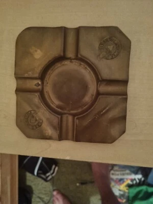 Vintage Bass In A Bottle - brass  Ashtray - Made In England - Beer Advertising - Image 1 of 2