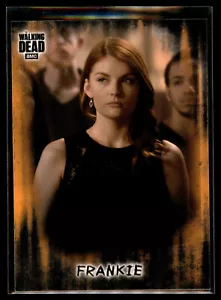 2018 Topps Walking Dead Hunters and the Hunted ARANCIONE parallelo #97 Frankie - Foto 1 di 2