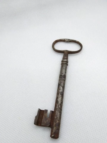 Huge Antique Victorian French Skeleton Iron Key Furniture Barrel Key Door Key Cover