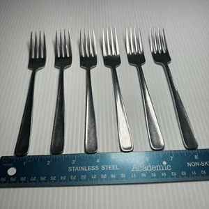 6pcs Stainless Steel Flatware Dinner Forks - Picture 1 of 2