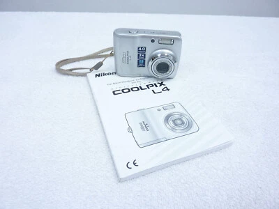 Nikon Coolpix L4 - Silber - 4 Megapixel - 3x Zoom - Digitalkamera - Kamera - TOP - Bild 1 von 4