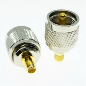 1pcs SMA female jack to PL-259 UHF male plug PL259 Straight RF Connector Adapter - Picture 1 of 2
