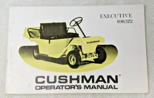 77-94 Cushman Executive IV Nos Instruction Owner Operators Drivers Manual - Picture 1 of 6